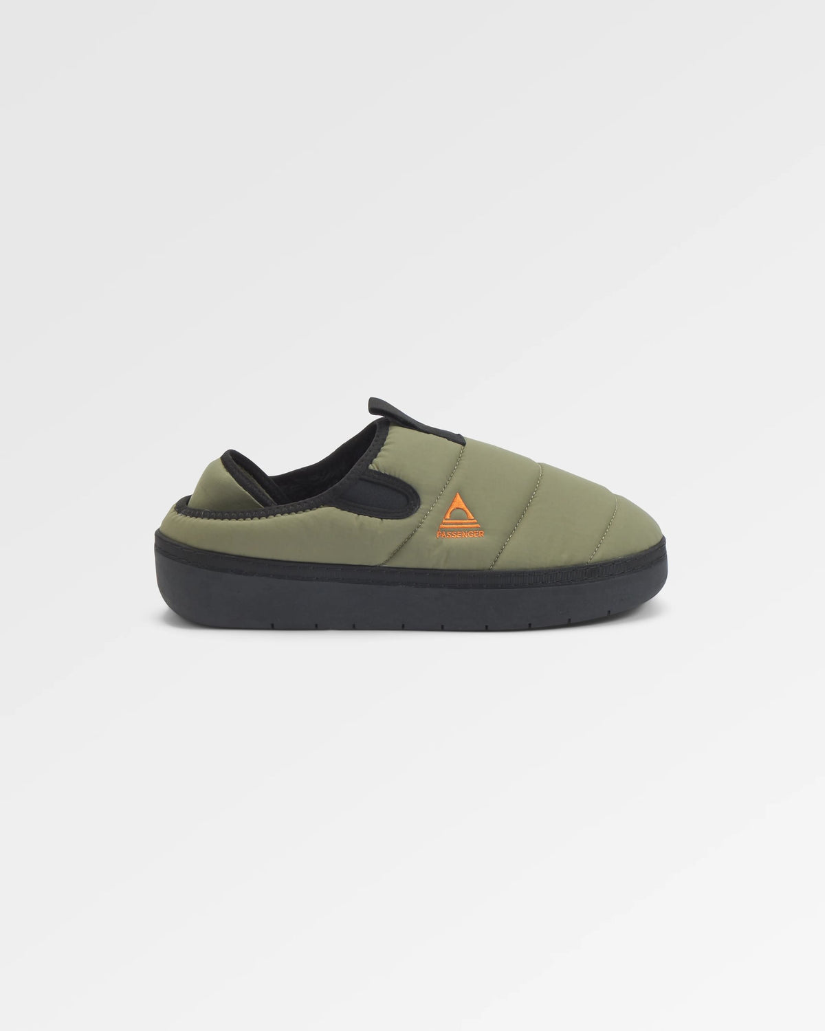 Roamer Men's Slipper - Dusty Olive - Flatlay
