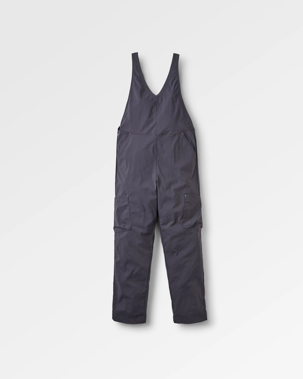 Refuel Ripstop Dungarees - Faded Black - Flatlay
