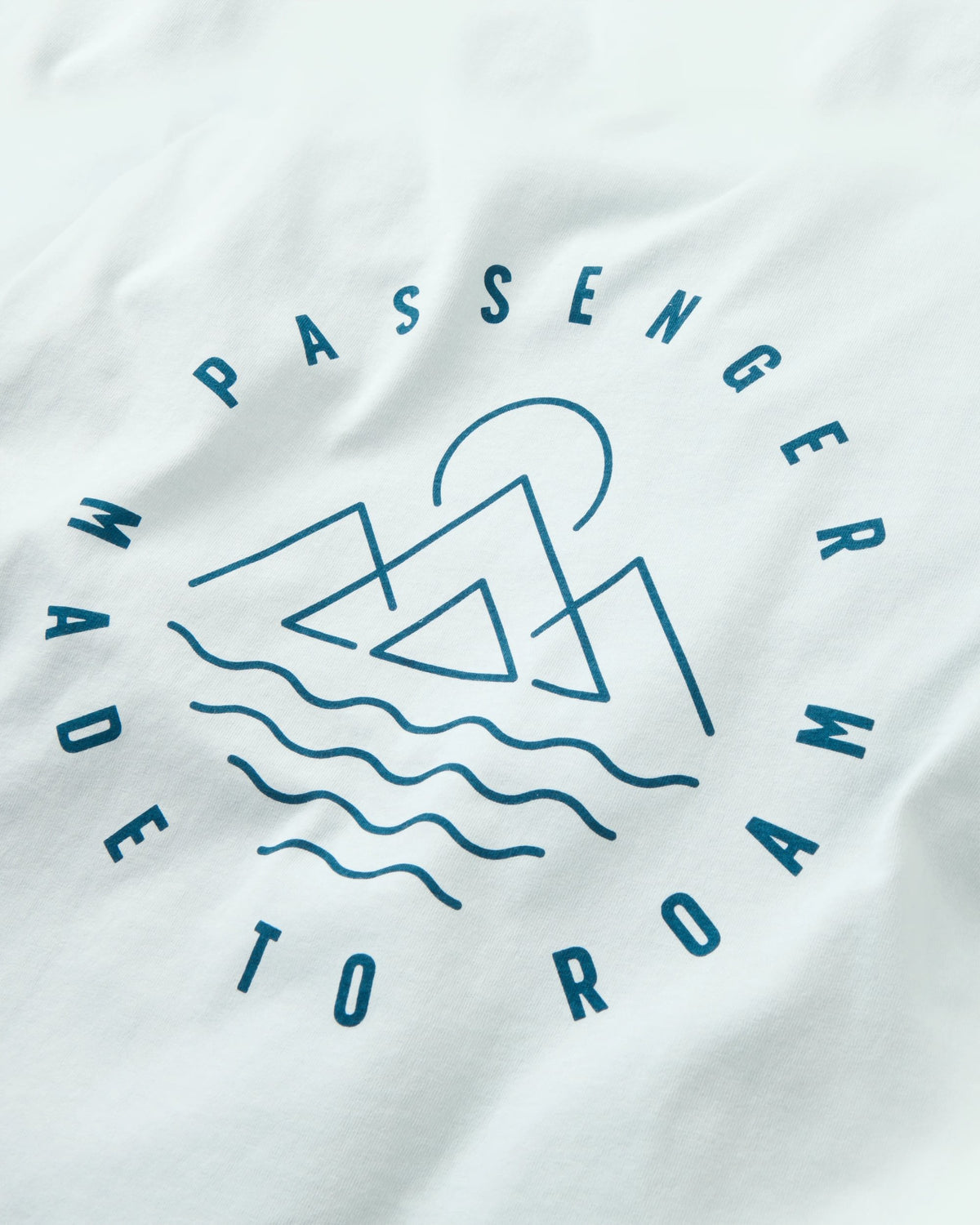 Escapism LS T-Shirt - Grey Blue - Flatlay