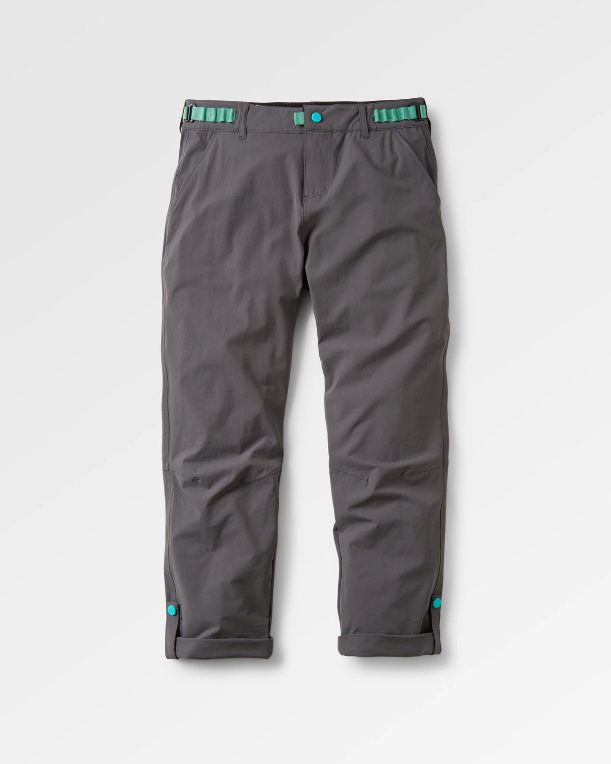 365 Trail Roll Up Trouser - Charcoal - Flatlay