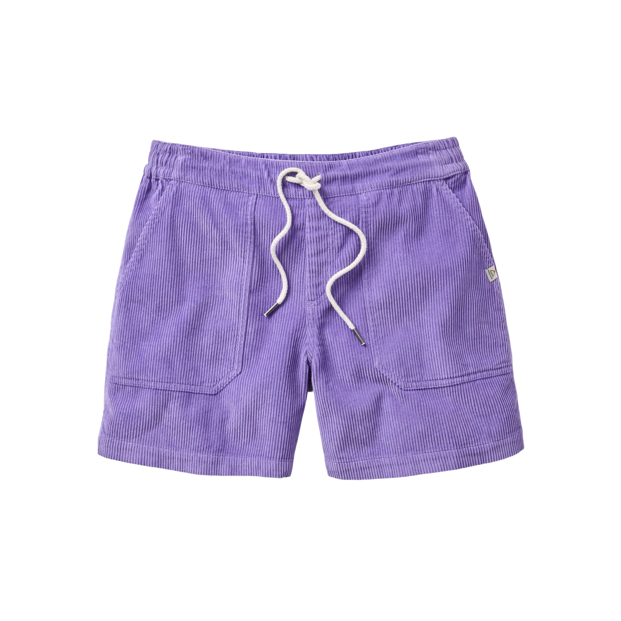 Short en velours côtelé bio Avian - Violet rétro