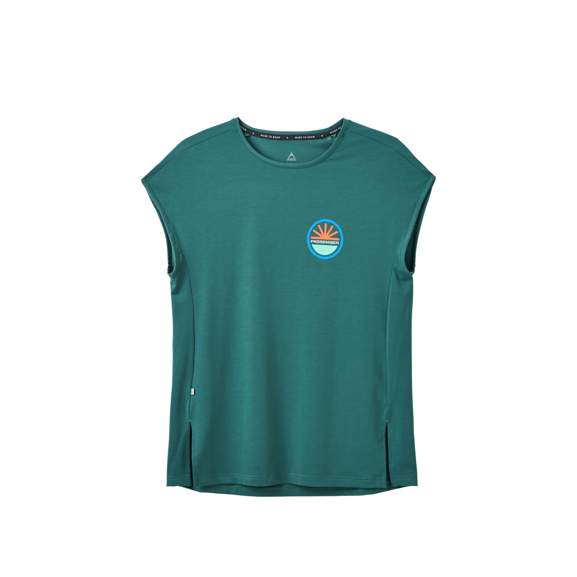 T-shirt actif Drirelease® Chase The Light - bleu océan profond