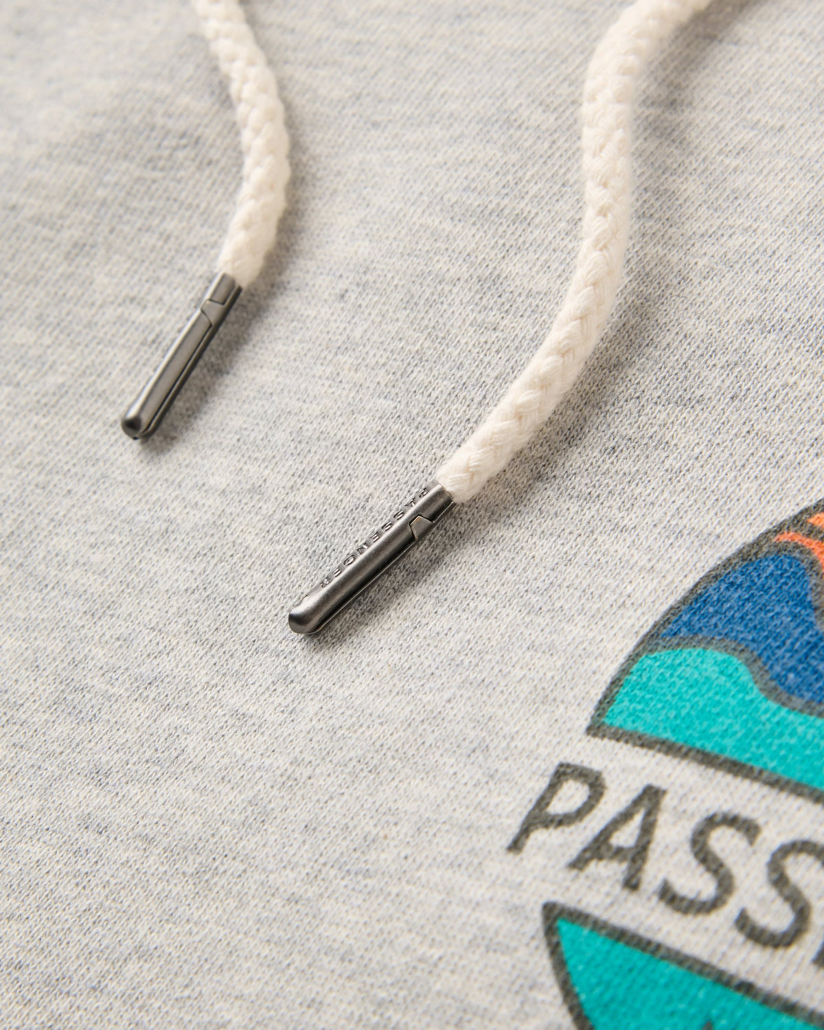 Laidback Hoodie - Grey Marl - Flatlay