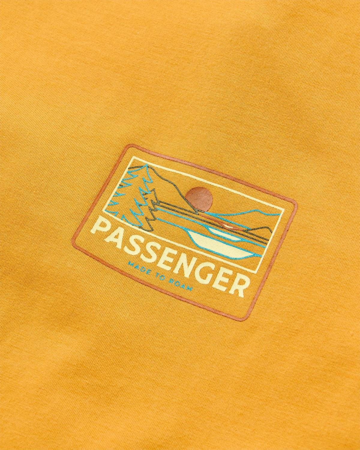 Roamer Men's Recycled Active T-Shirt - Spruce Yellow - Flatlay