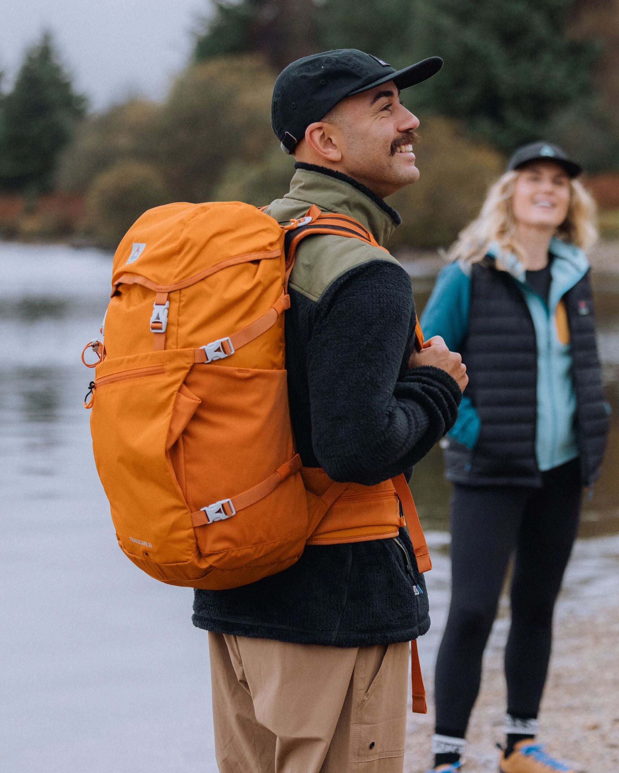 Trailscape Recycled 30L Backpack - Sunrise Orange - Lifestyle - Male