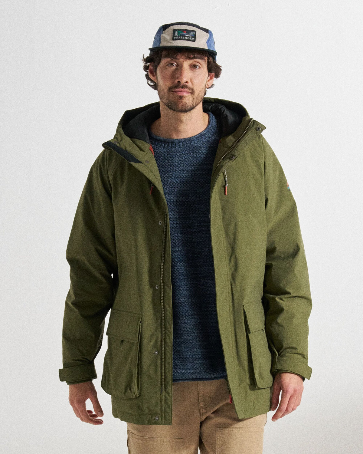 Baltic Insulated Parka - Khaki - Studio Model