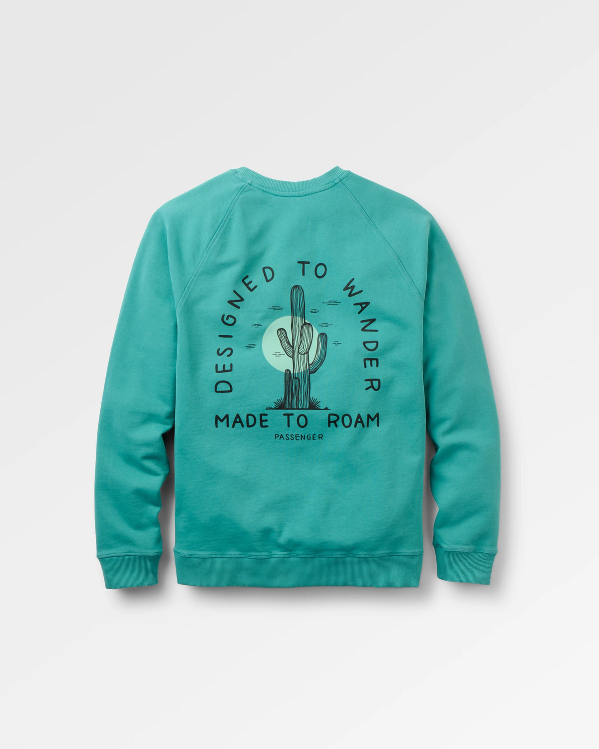 Explore Sweatshirt - Ocean Teal - Flatlay
