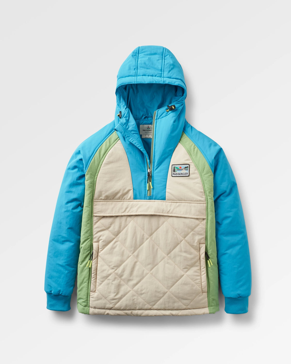 Ocean Recycled Insulated Anorak - Bluejay/Feather - Flatlay