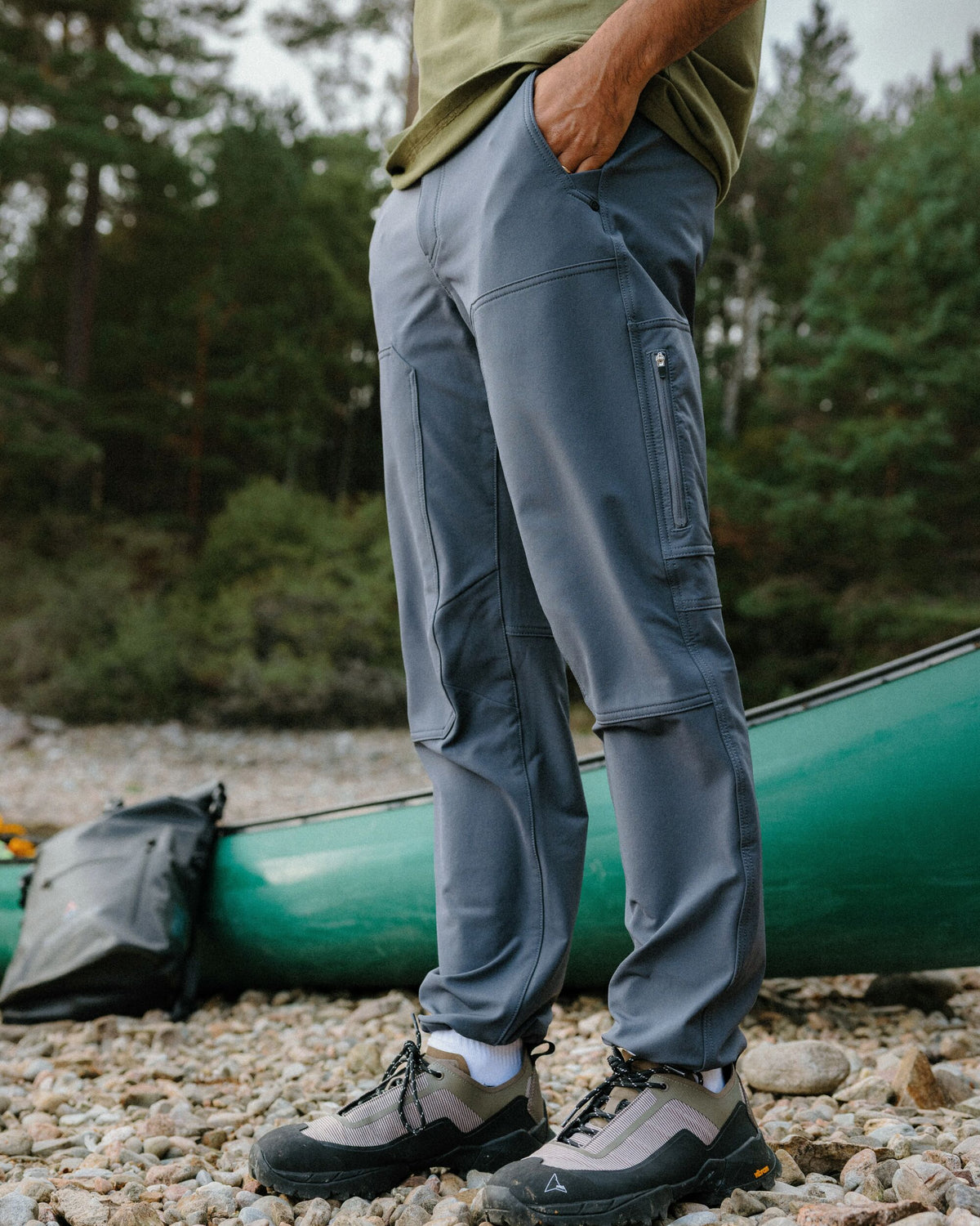 Rockhopper Stretch Active Trouser - Charcoal - Lifestyle