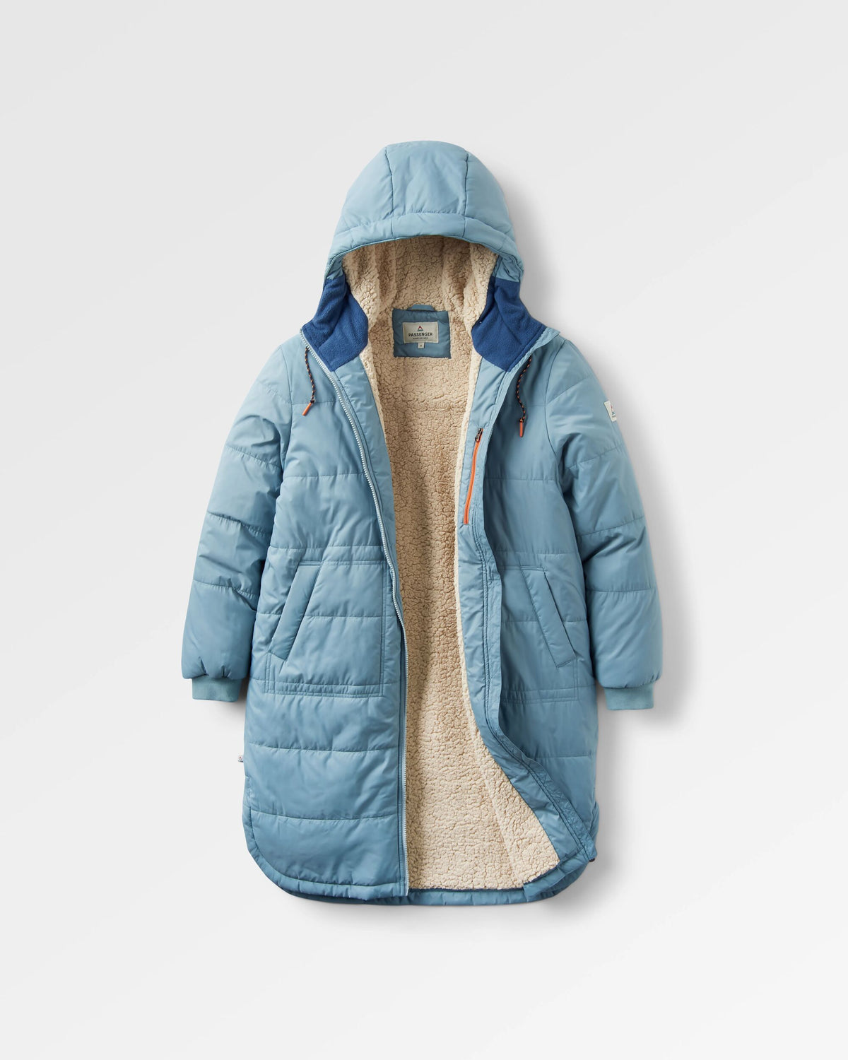 Flora Sherpa Lined Parka - Arctic - Flatlay