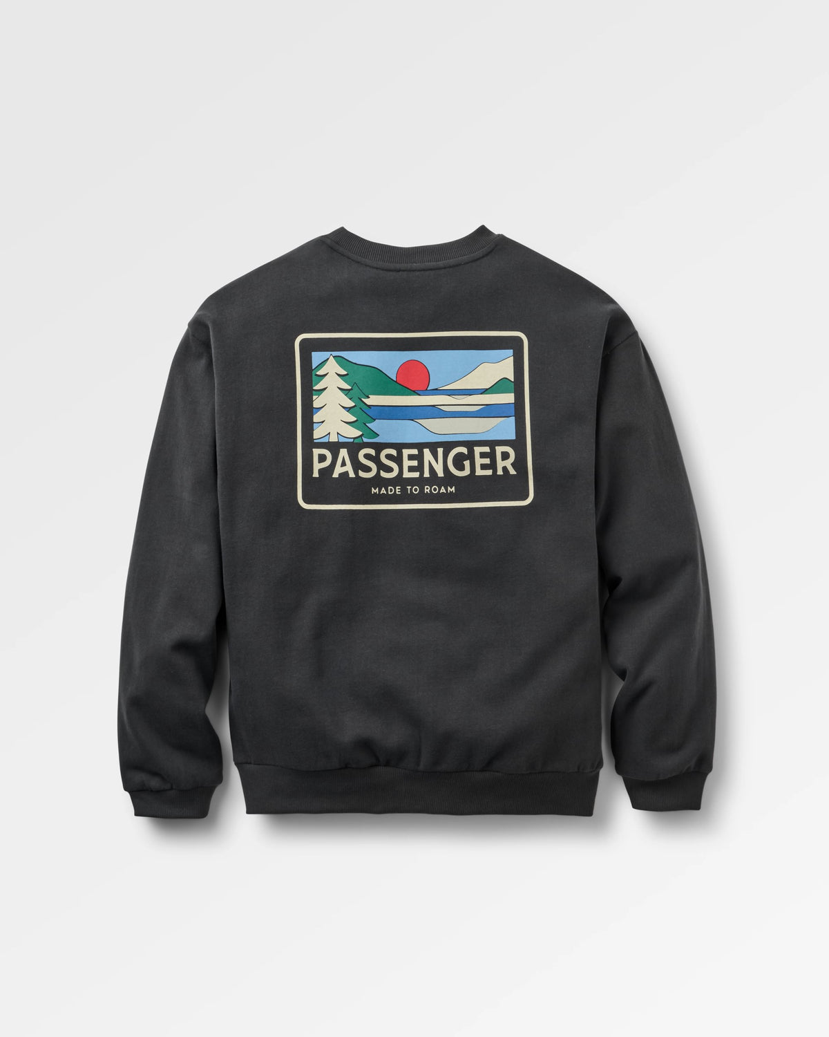 Roamer Women's Sweatshirt - Faded Black - Flatlay