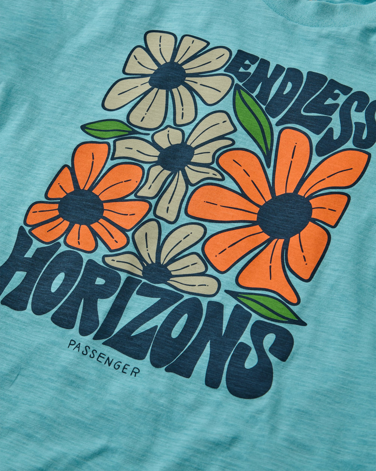 Endless Horizons Vest - Retro Blue - Flatlay