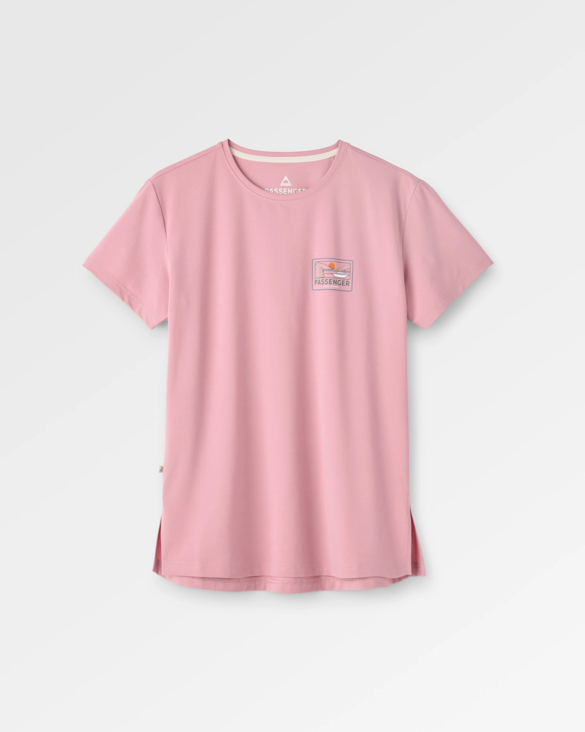 Roamer Women's Drirelease® Active T-Shirt - Pink Haze - Flatlay