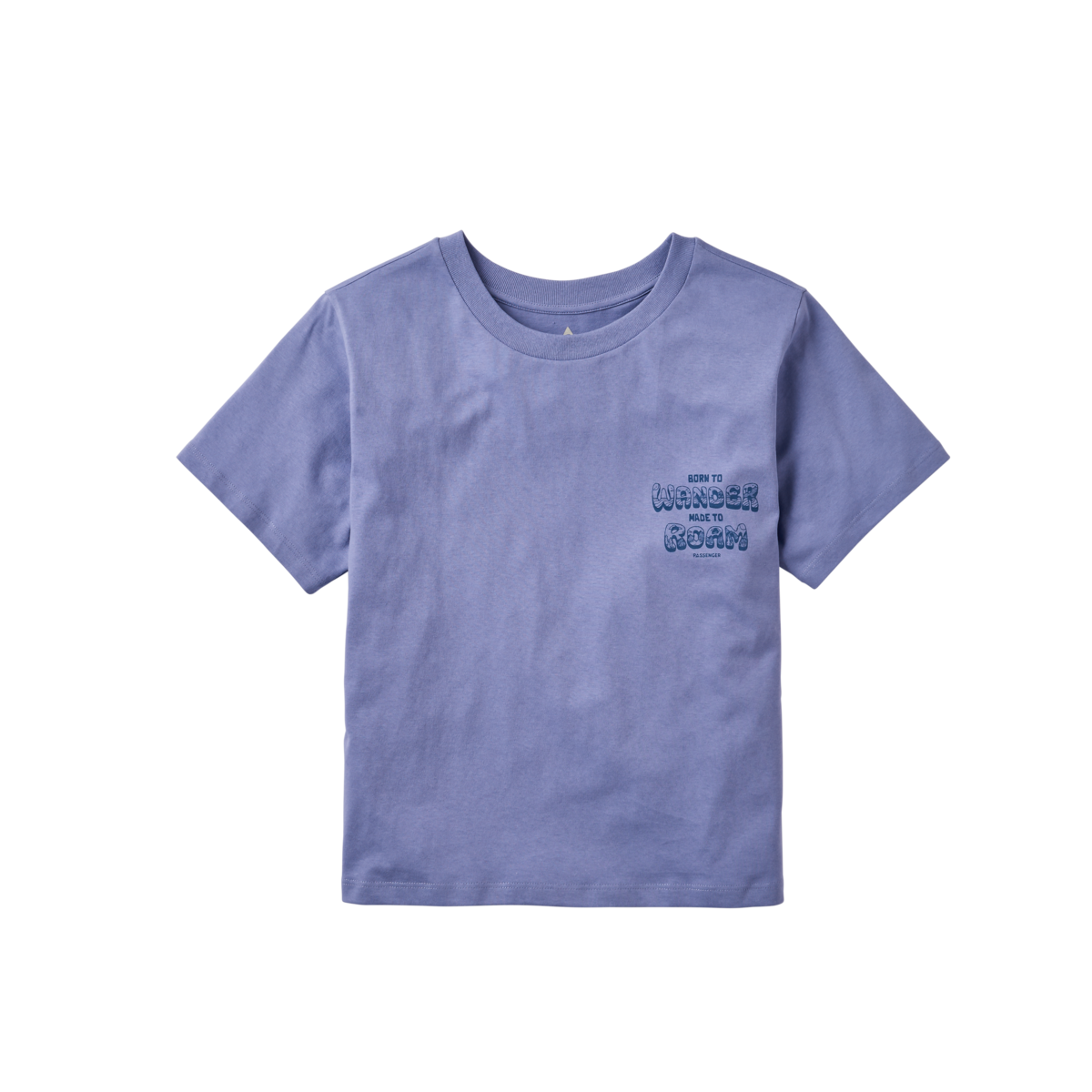 T-shirt coupe bois - violet rétro