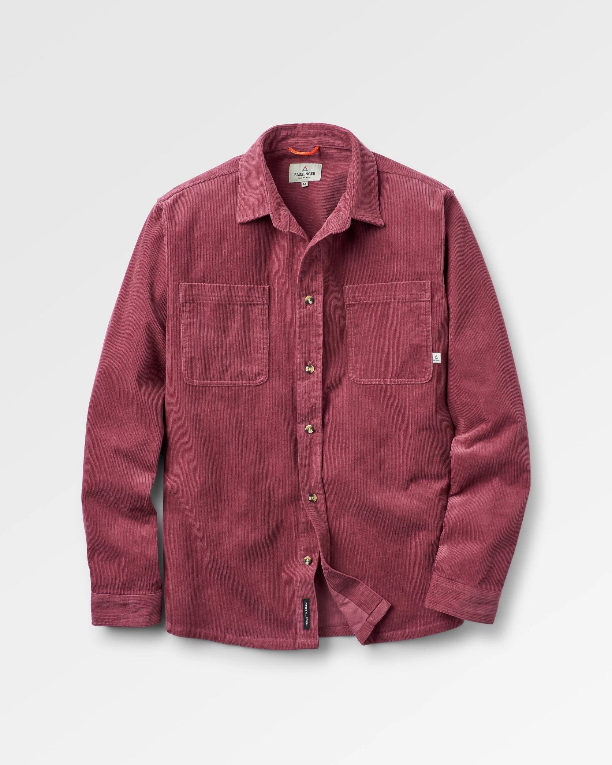 Backcountry Cord Shirt - Crushed Berry - Flatlay