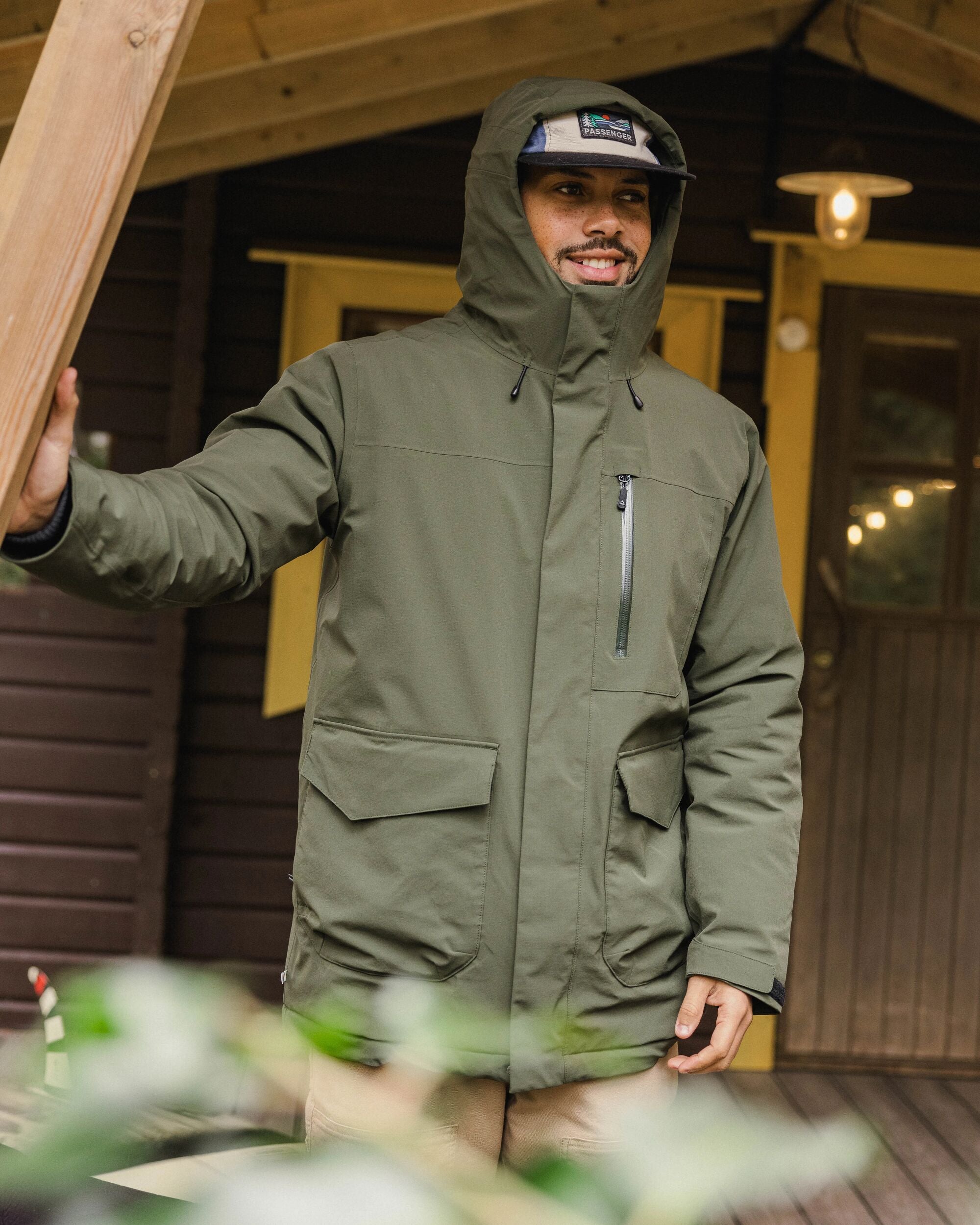 Rainier Waterproof Parka - Fir Tree - Lifestyle