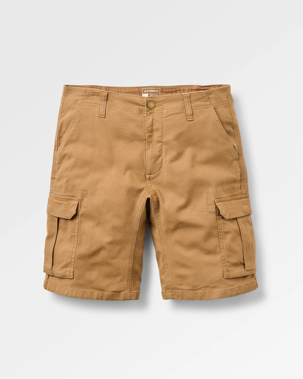 Lakeside Cargo Cotton Short - Caramel - Flatlay