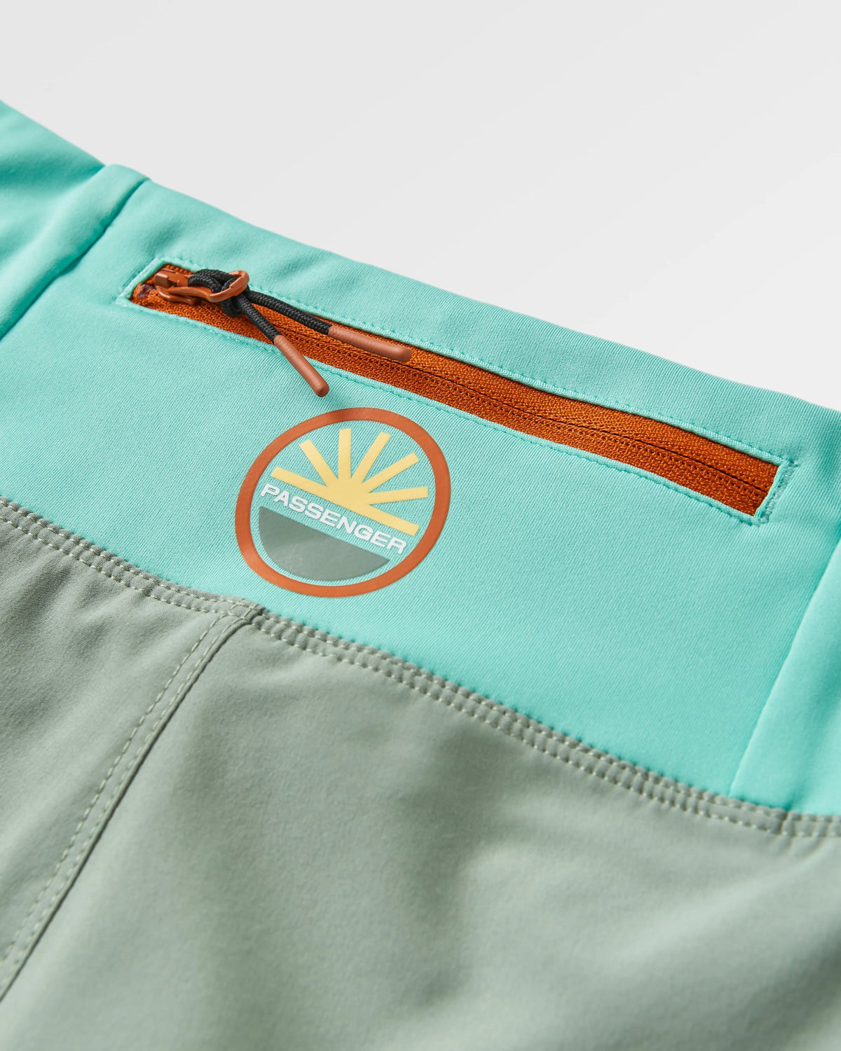 Roundtrip Recycled Trail Short - Pistachio - Flatlay