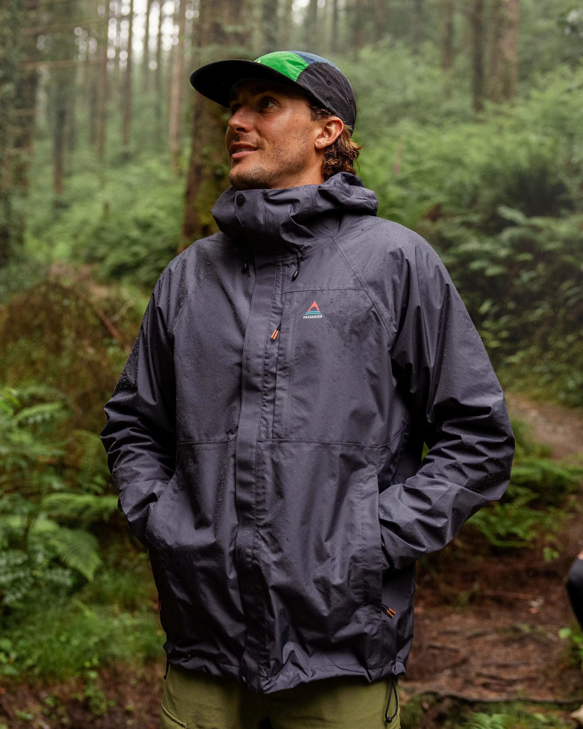 Trailscape Men's Waterproof Jacket - Charcoal - Lifestyle