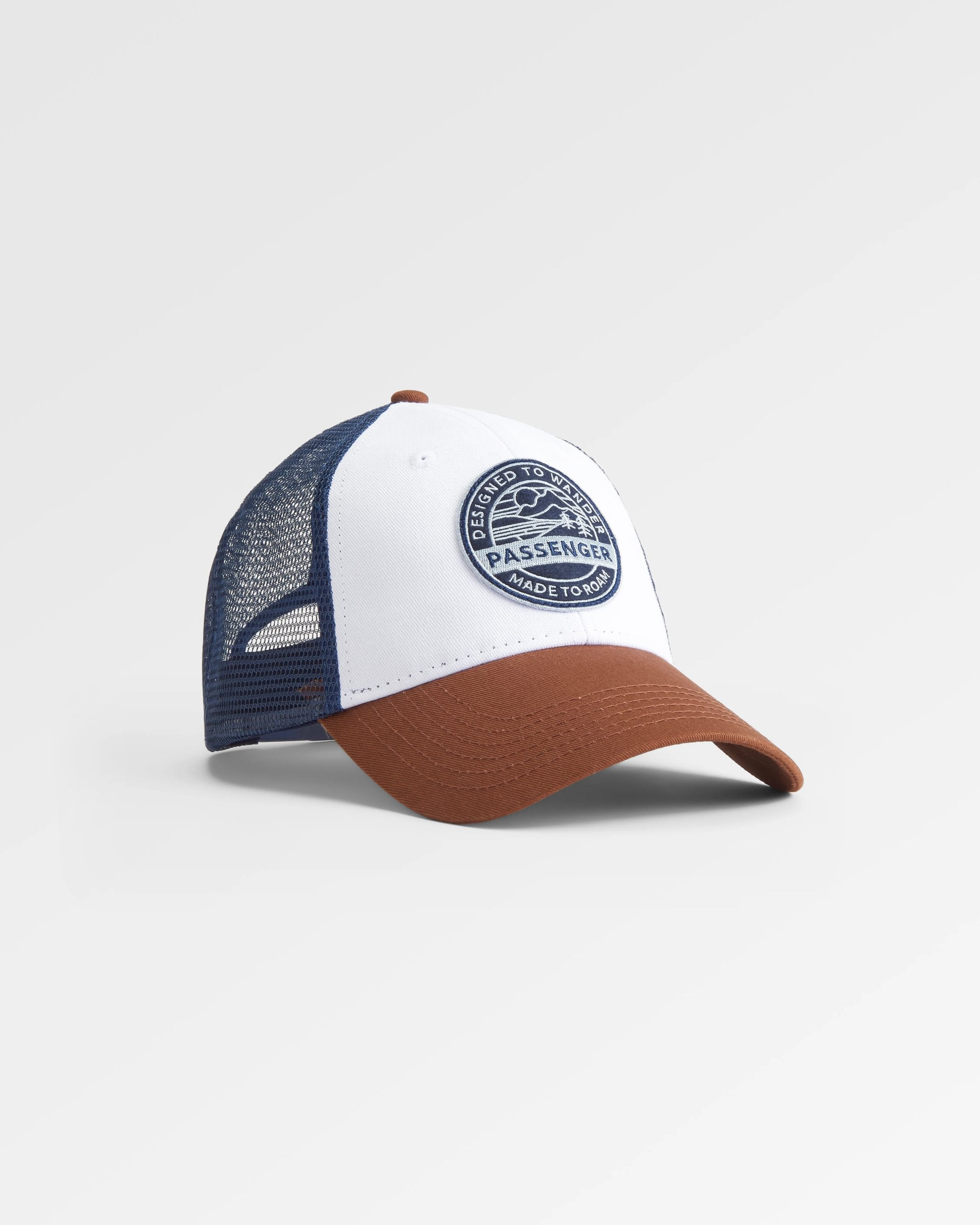 Odyssey Mesh Snapback Cap - Rich Navy/Rubber - Flatlay