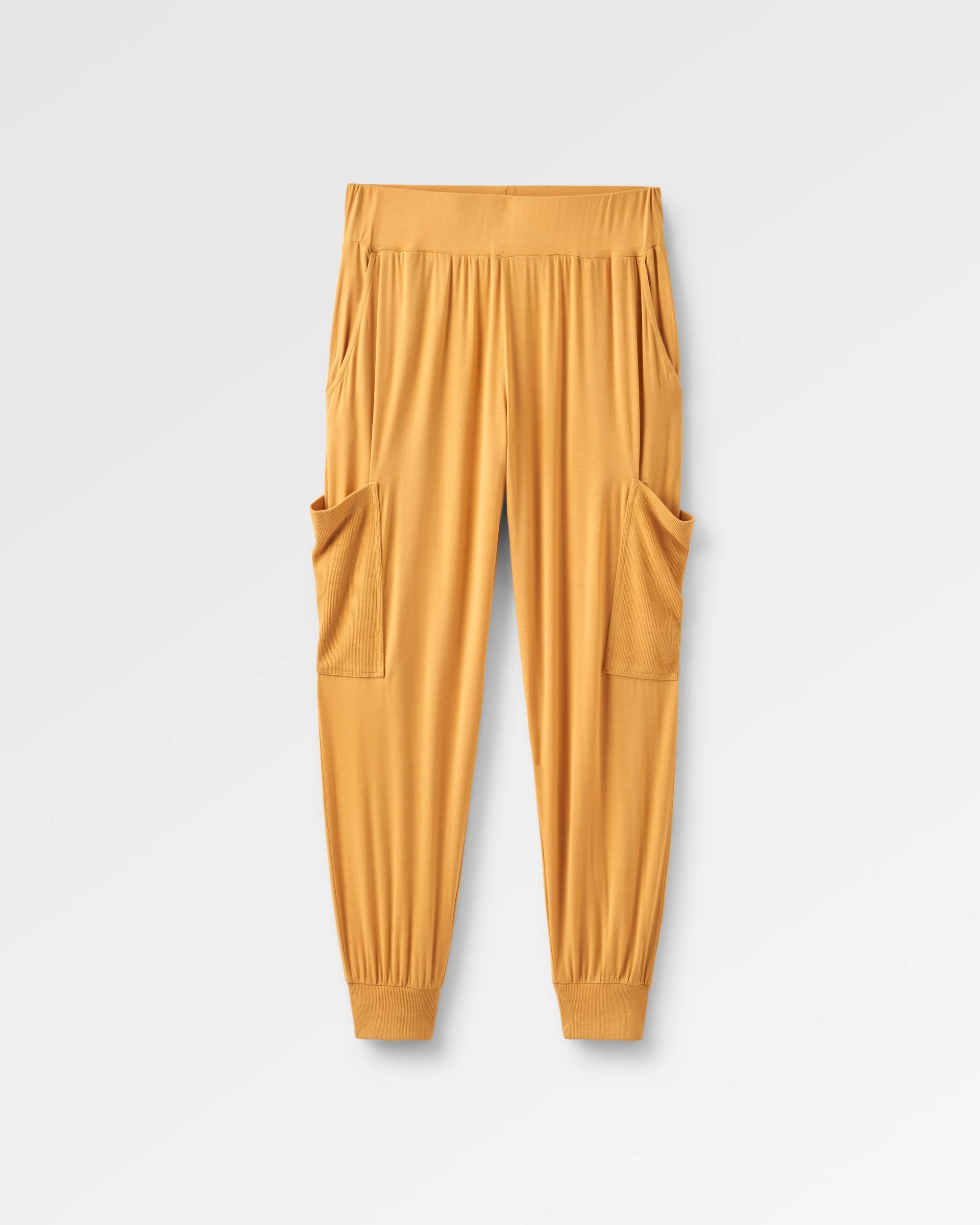 Day Dream Recycled Trouser - Spruce Yellow - Flatlay
