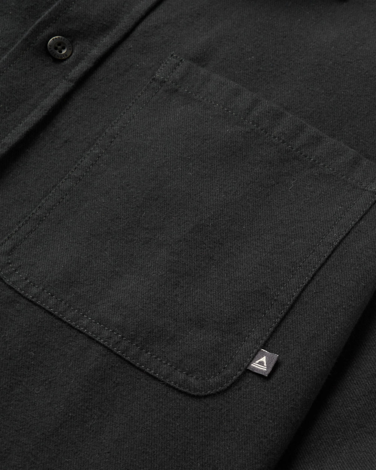 Backcountry Flannel Shirt - Black - Flatlay