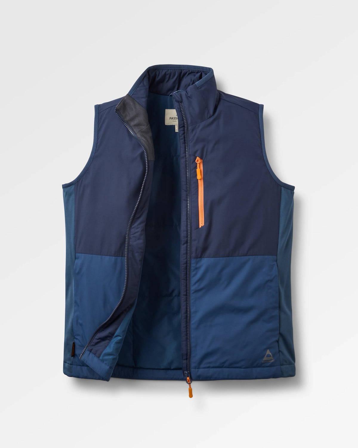 Shasta Lightweight Thermore® Insulated Vest - Rich Navy/Dark Denim - Flatlay