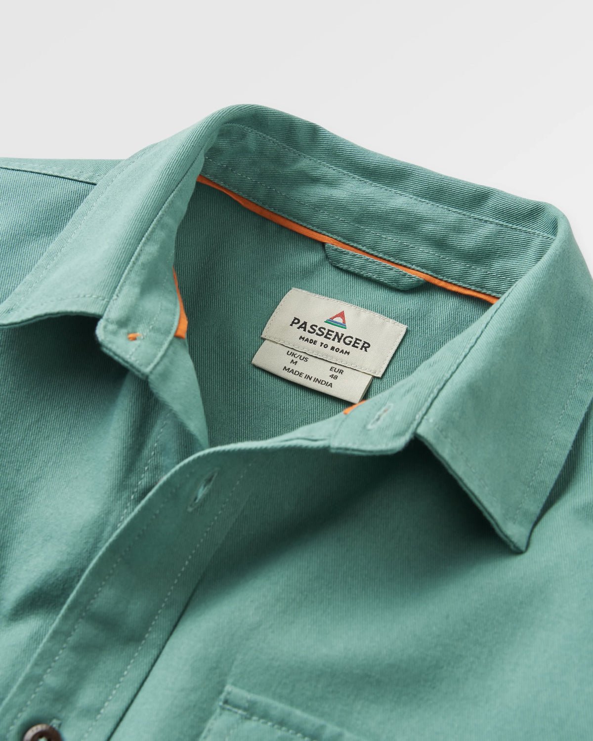 Vision Organic Cotton Shirt - Arctic - Flatlay