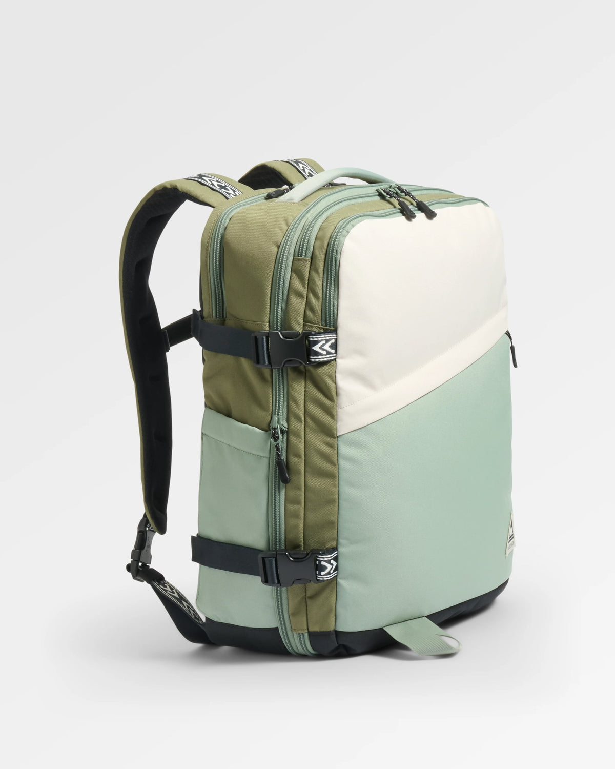 Boondocker Expandable Travel Pack - Pistachio/Misty Grey - Flatlay