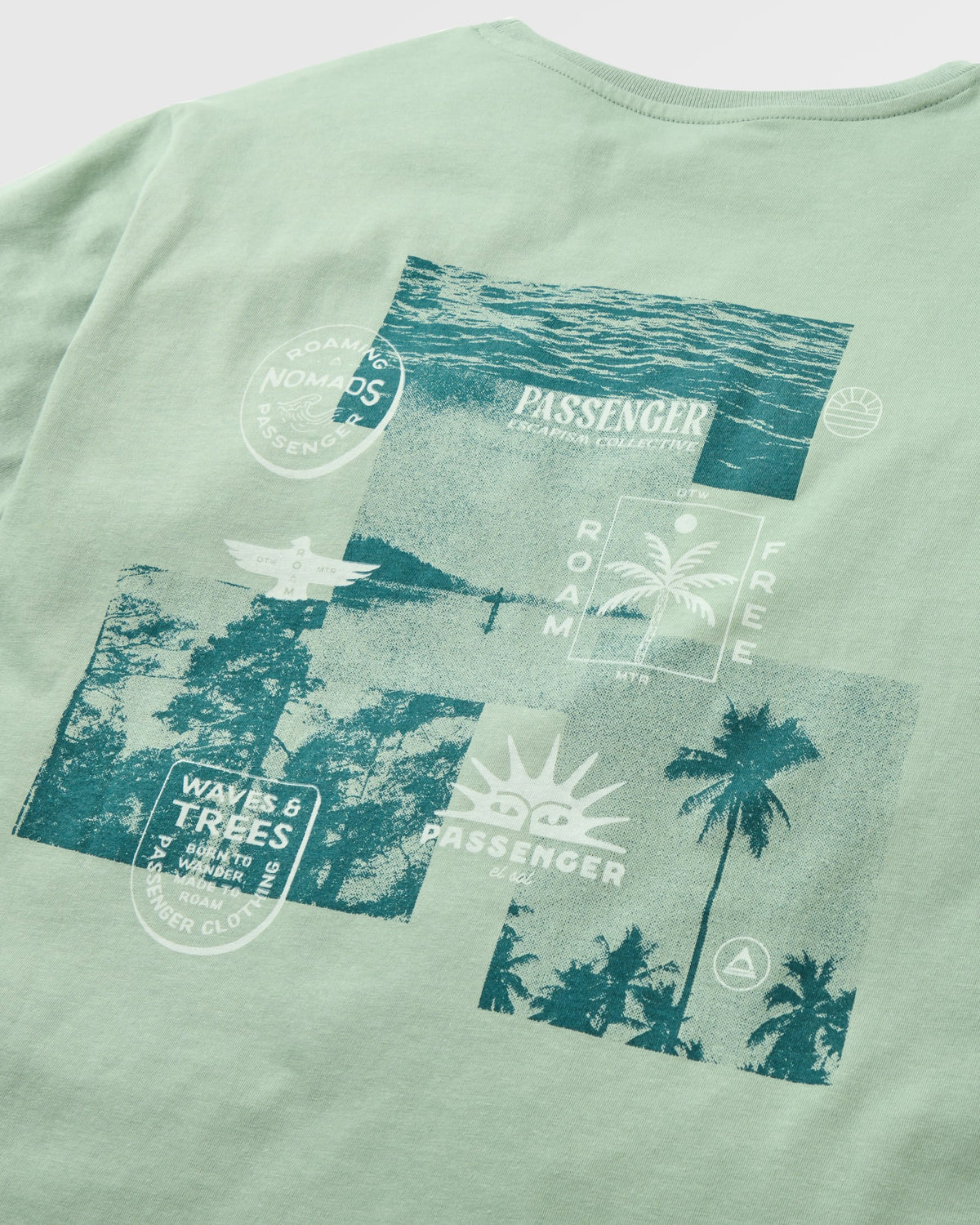 Sonoma T-shirt - Pistachio - Flatlay