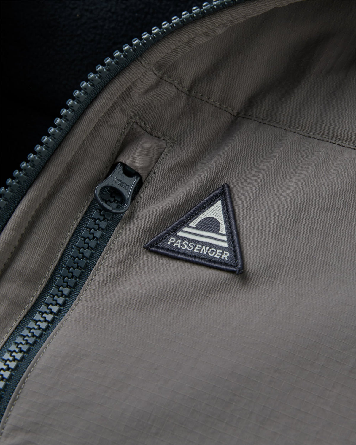 Wide Pine Windproof Fleece - Faded Black - Flatlay