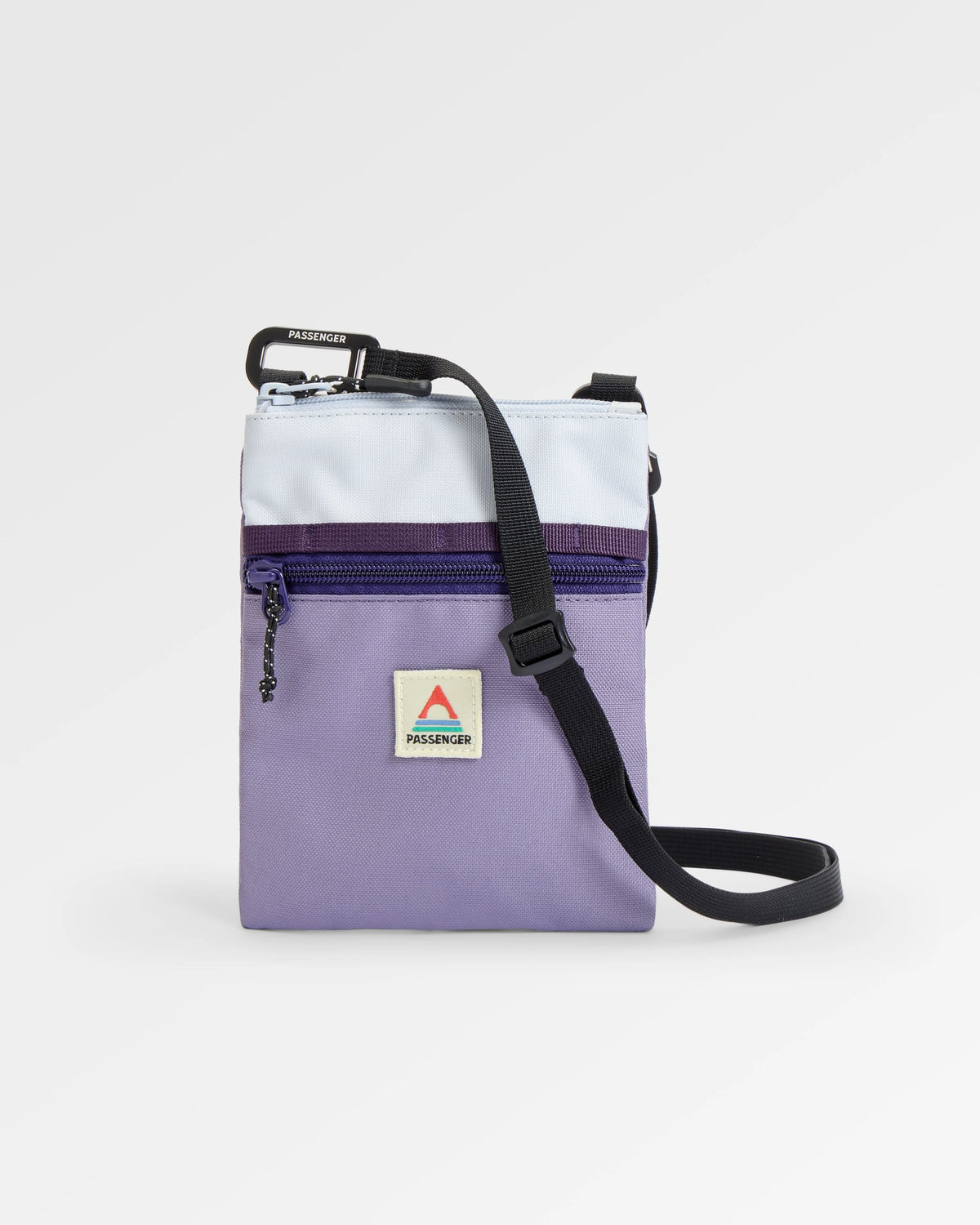 Journey Crossbody Bag - Heather/ Deep Purple - Flatlay