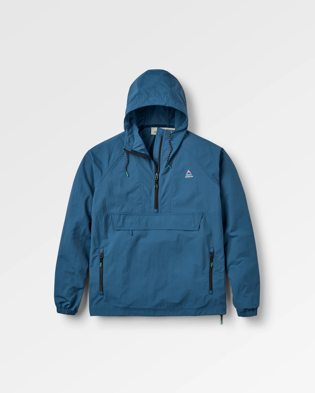 Seek Out Water Resistant Anorak - Dark Denim - Flatlay