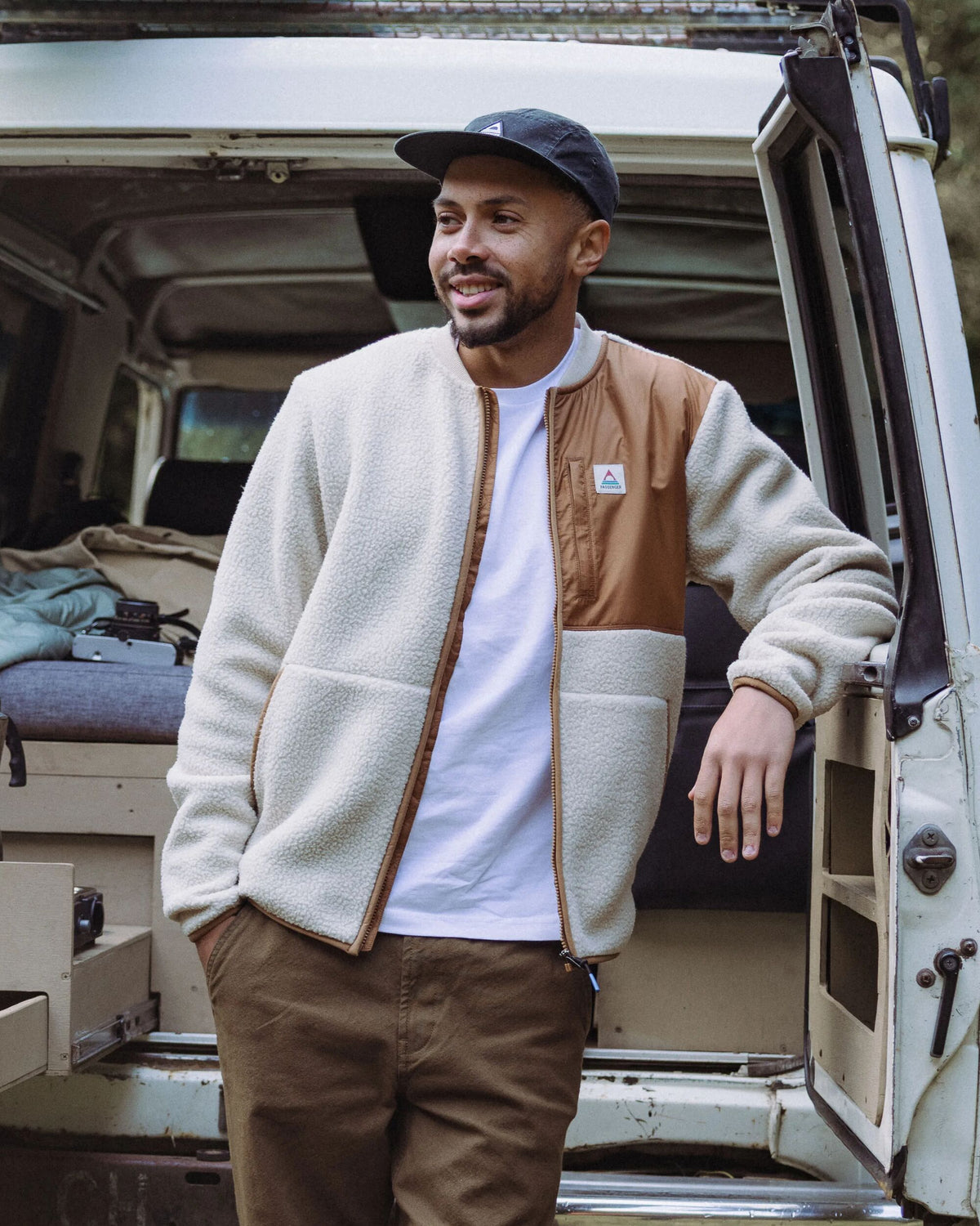 Reconnect Sherpa Fleece - Oatmeal - Lifestyle