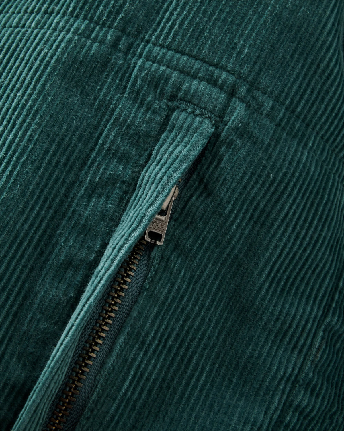 Taylor Organic Cord Jacket - Deep Ocean - Flatlay