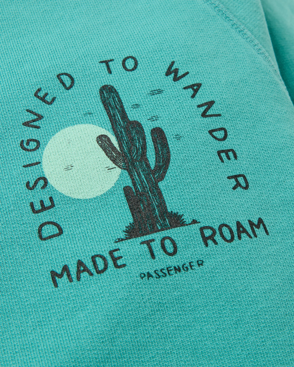 Explore Sweatshirt - Ocean Teal - Flatlay