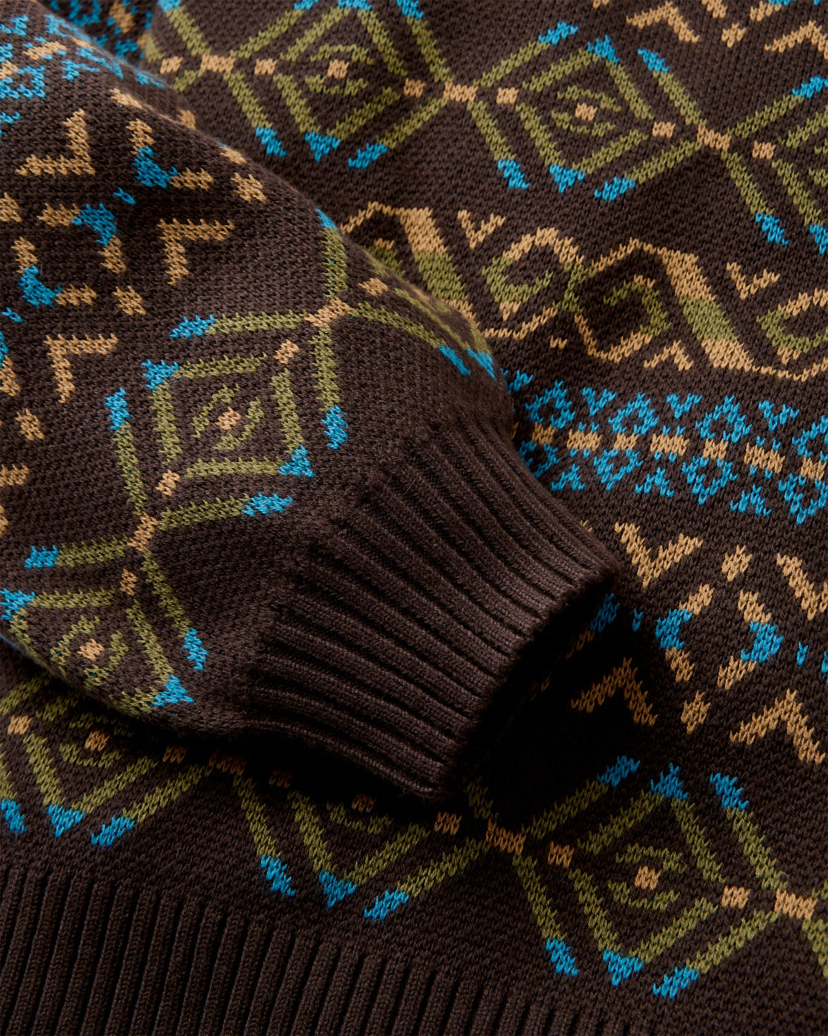 Moonbeam Relaxed Fit Knitted Jumper - Espresso - Flatlay