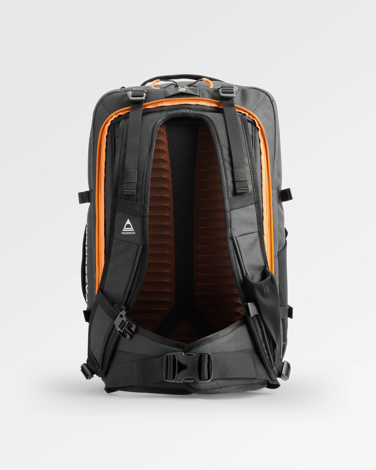 Atlas Recycled Backpack Duffel - Black - Flatlay