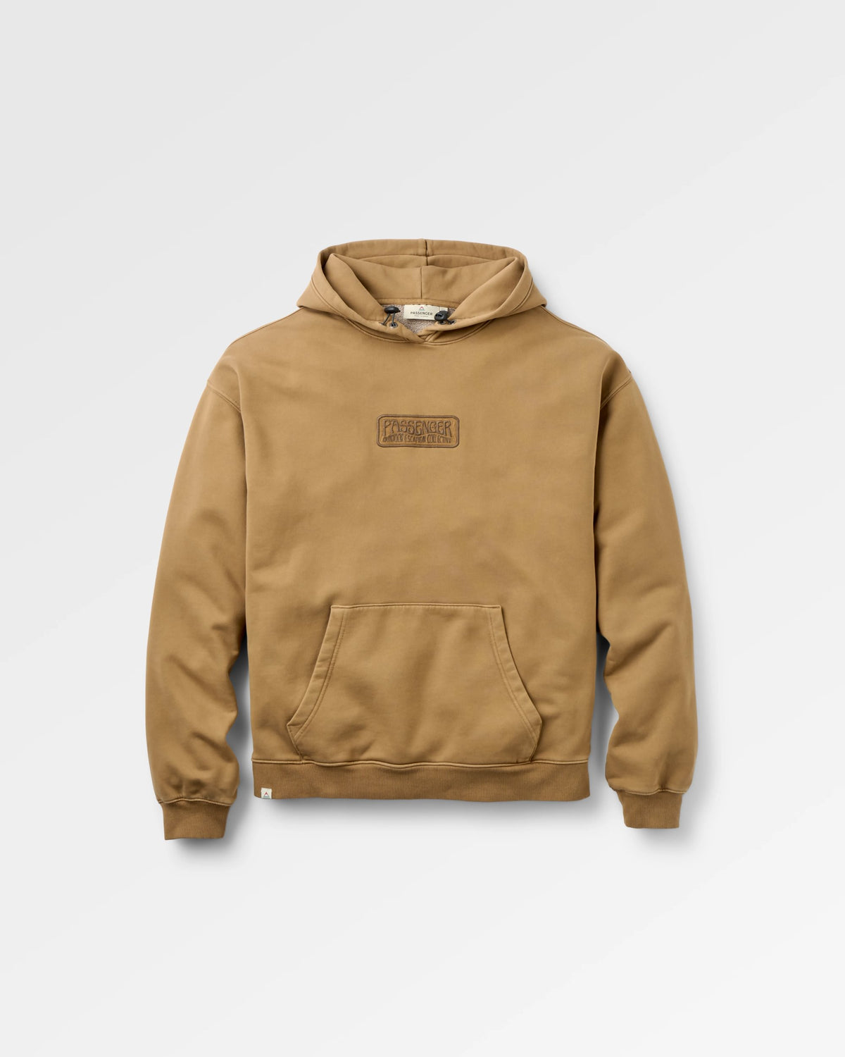 Boundless Relaxed Fit Hoodie - Caramel Brown - Flatlay