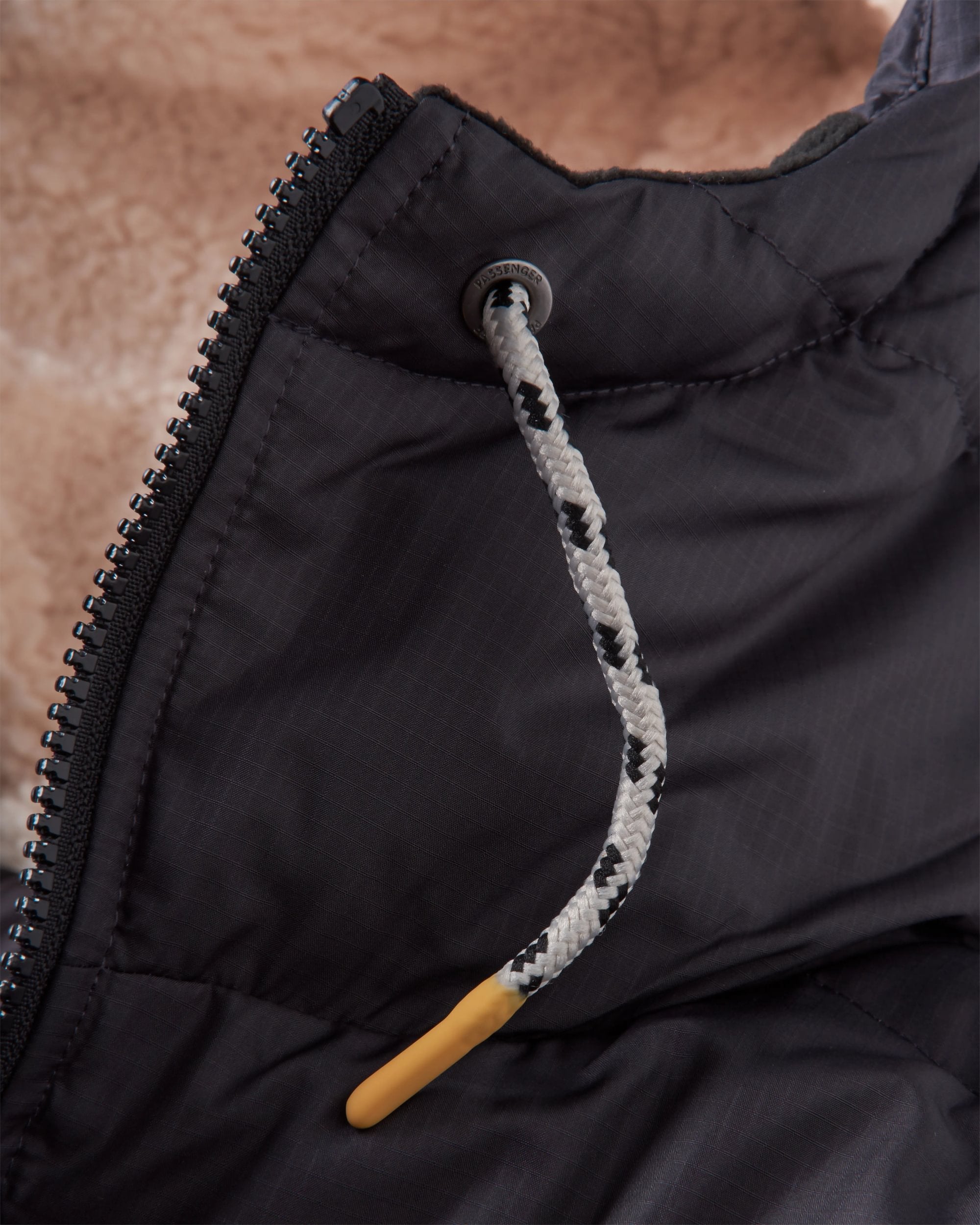 Kinsey Recycled Jacket - Phantom Black - Flatlay