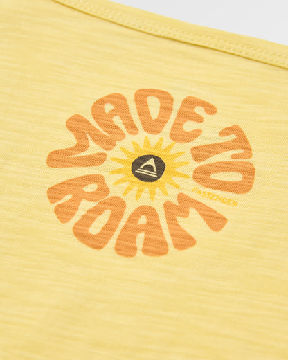 Easy Days Strappy Vest - Sunlight - Flatlay