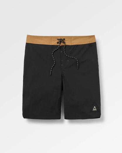 Cruiser NetPlus® Recycled 21" Boardshort - Black - Flatlay