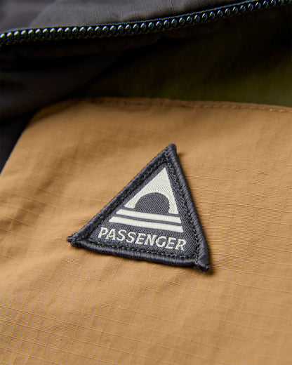 Oceanic Insulated Anorak - Faded Black/Khaki - Flatlay