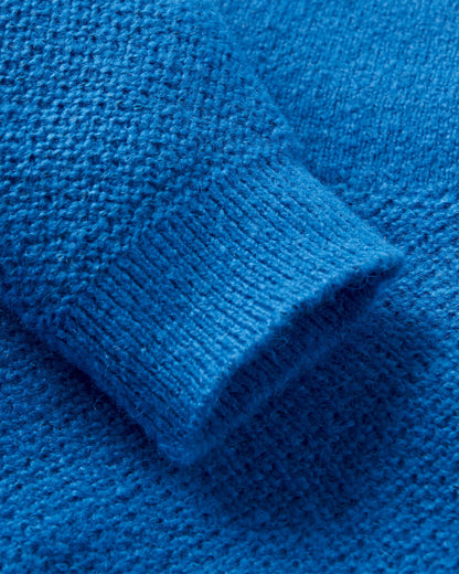 Cove Recycled Knitted Jumper - Azure Blue