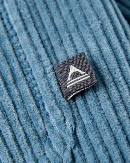 Backcountry Heavyweight Cord Overshirt - Stormy Blue  - Flatlay