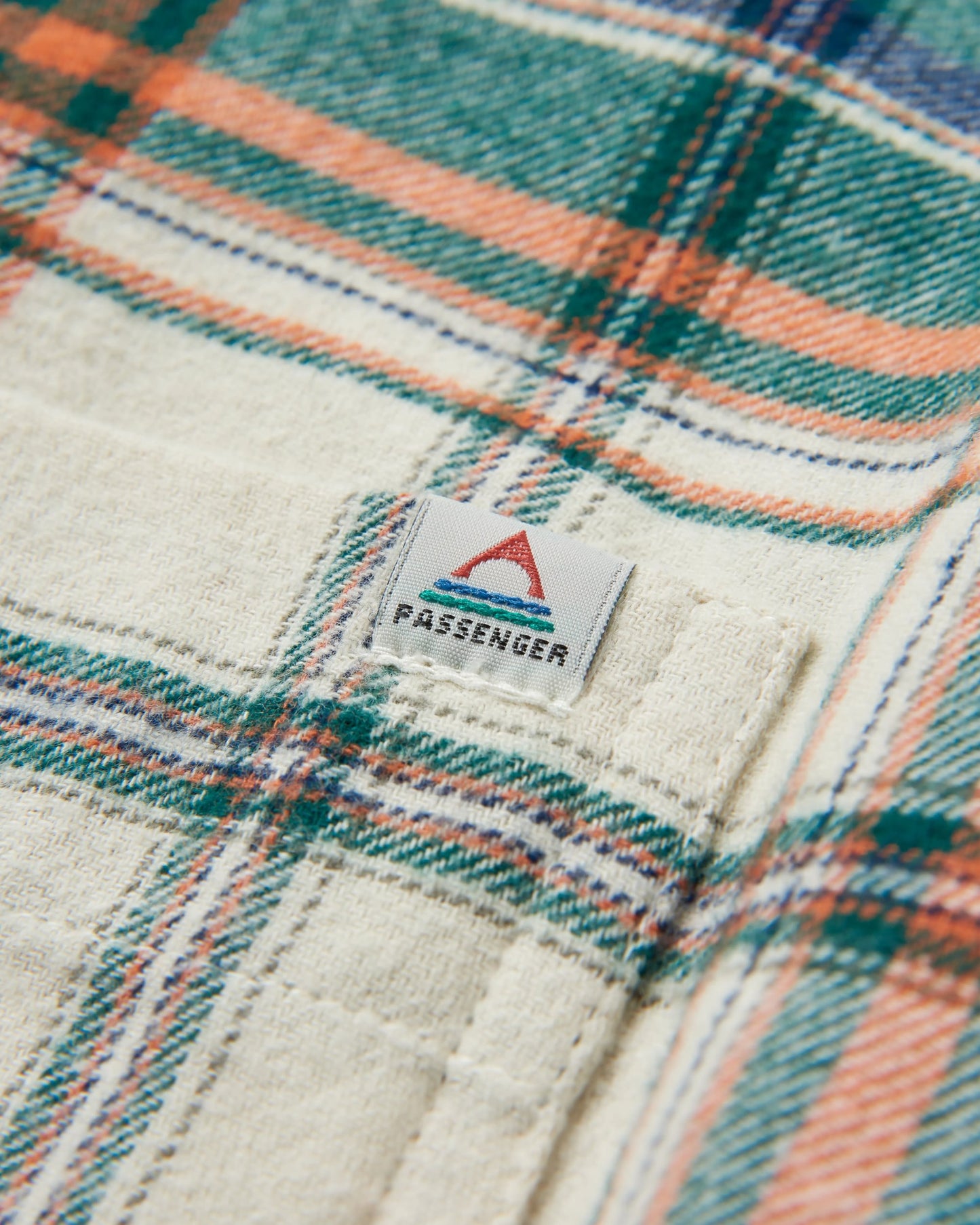 Rootsy 2.0 Organic LS Shirt - Birch/Rain Forest Check