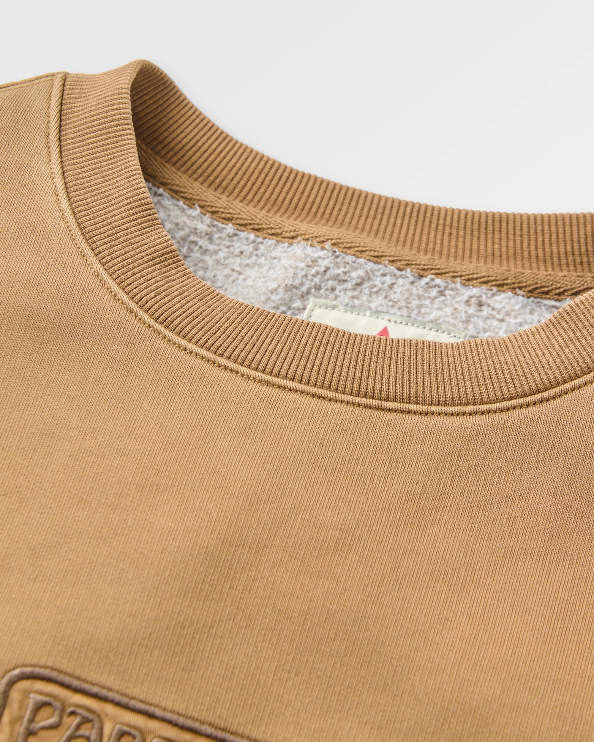 Boundless Relaxed Fit Sweatshirt - Caramel Brown - Flatlay