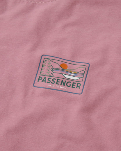 Roamer Women's Drirelease® Active T-Shirt - Pink Haze - Flatlay