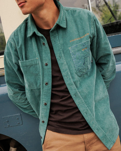 Backcountry Cord LTD Shirt - Deep Ocean - Lifestyle