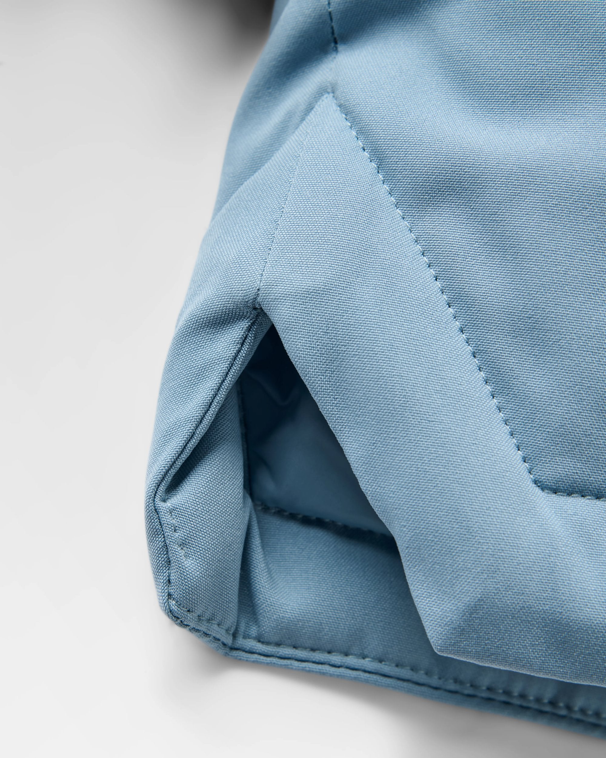 Lumi Insulated Parka - Faded Denim - Flatlay